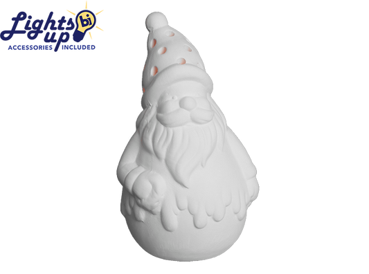 Bisque Lighted Santa (Case of 4)