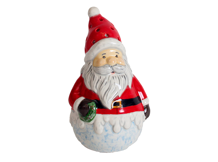 Bisque Lighted Santa (Case of 4)