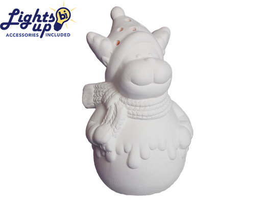 Bisque Lighted Rudolph (Case of 4)