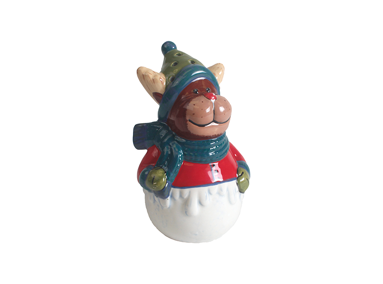 Bisque Lighted Rudolph (Case of 4)