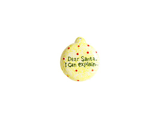Bisque I Can Explain Ornament (Case of 12)