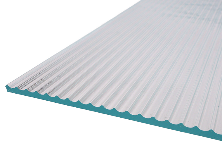 Clear Quarter Reed Sheet Glass - 12" Square - Single (Case of 1)