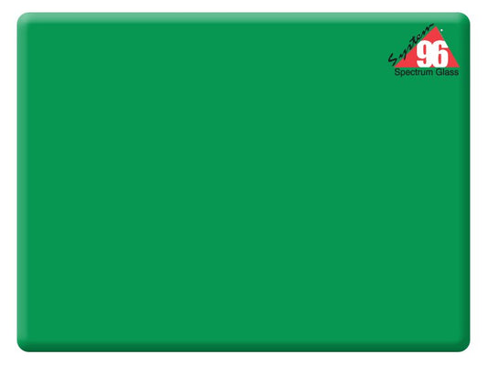 Medium Green Glass Transparent Blank (Case of 1)