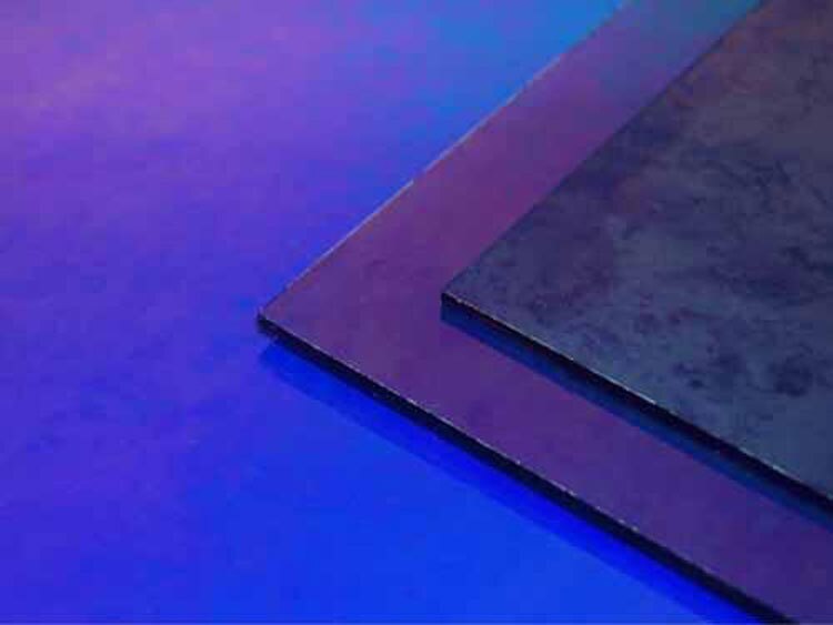 Dark Blue Iridescent Glass Blank (Case of 1)