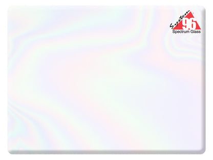 White Iridescent Glass Blank (Case of 1)