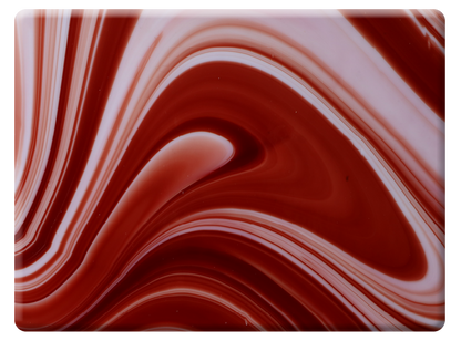 Copper Red Fusers' Reserve Sheet Glass - 12" Square - Single (Case of 1)