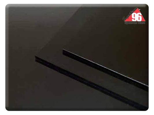 12" X 24" Black Thin Opalescent (Case of 1)