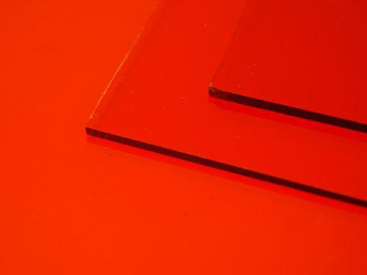 12" X 24" Orange Transparent (Case of 1)
