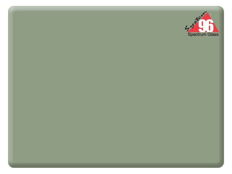 12" X 24" Celadon Green Opalescent (Case of 1)