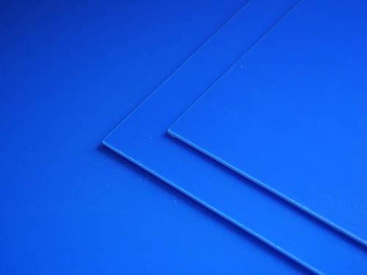12" X 24" Medium Blue Opalescent (Case of 1)