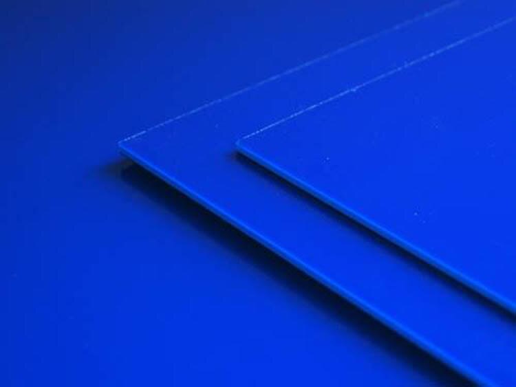 12" X 24" Cobalt Blue Opalescent (Case of 1)