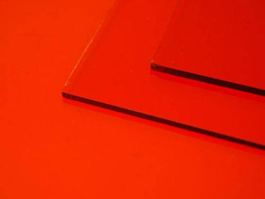 24" X 24" Orange Transparent (Case of 1)
