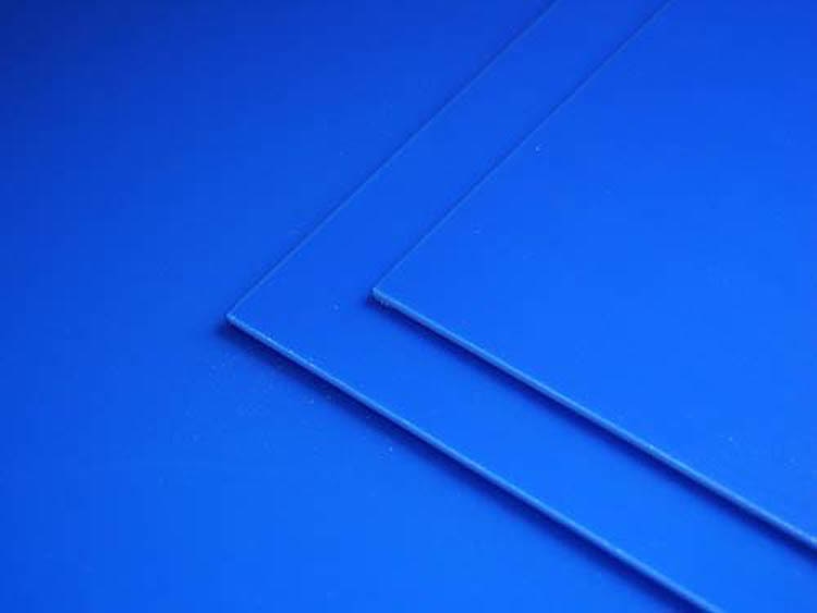 24" X 24" Medium Blue Opalescent (Case of 1)