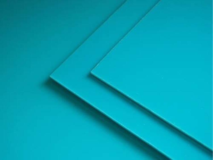 24" X 24" Turquoise Blue Opalescent (Case of 1)