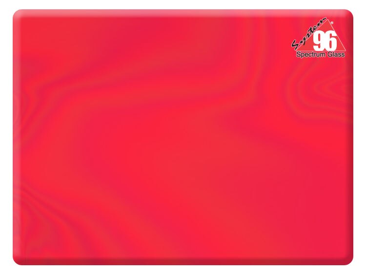 Cherry Red Iridescent Glass Slab (Case of 1)