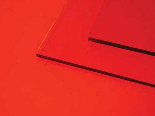 Orange Glass Transparent Slab (Case of 1)