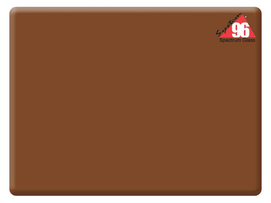 Chestnut Brown Opalescent Glass Slab (Case of 1)