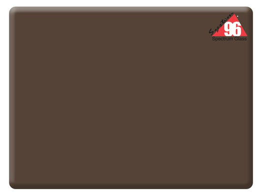 Chocolate Brown Opalescent Glass Slab (Case of 1)