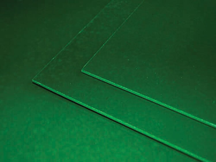 Dark Green Opalescent Glass Slab (Case of 1)