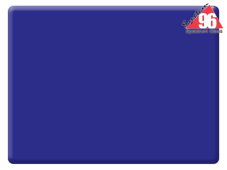 Cobalt Blue Opalescent Glass Slab (Case of 1)