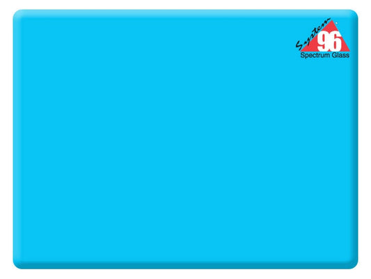 Sky Blue Glass Transparent Slab (Case of 1)