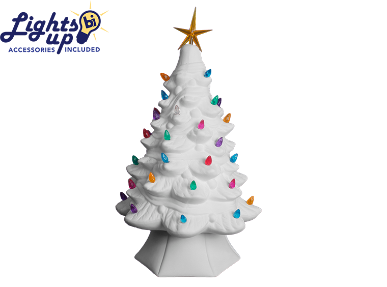 Bisque Supreme Lighted Christmas Tree (Case of 1)
