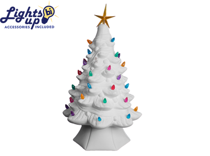 Bisque Supreme Lighted Christmas Tree (Case of 1)