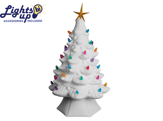 Bisque Supreme Lighted Christmas Tree (Case of 1)