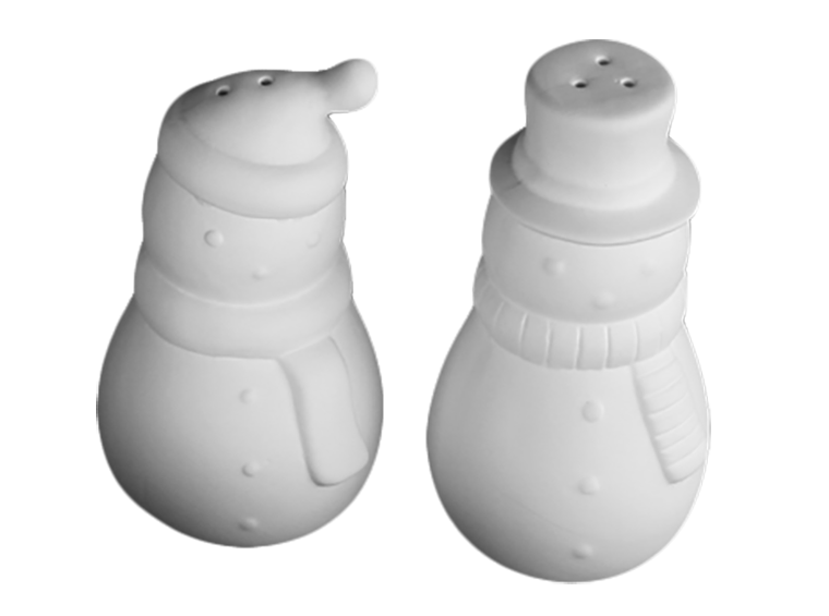Bisque Snowmen Salt And Pepper Set (Case of 6)