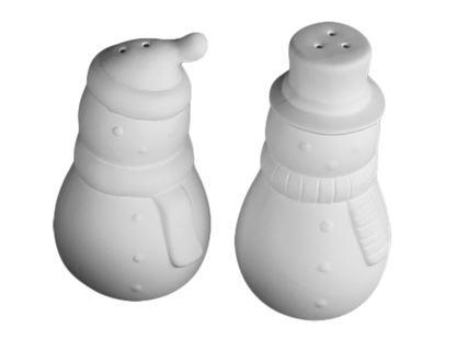 Bisque Snowmen Salt And Pepper Set (Case of 6)