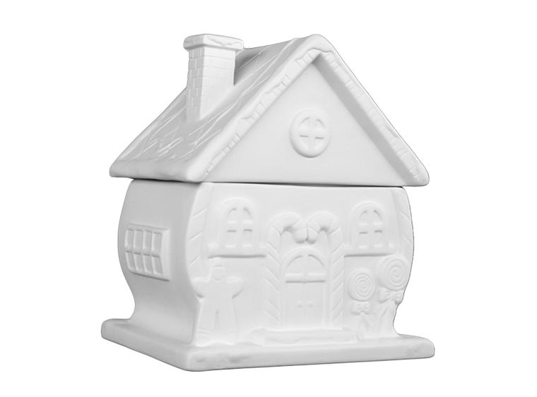 Bisque Gingerbread Jar (Case of 2)