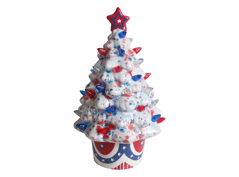 Bisque Small Lighted Christmas Tree (Case of 1)
