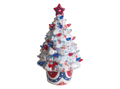 Bisque Small Lighted Christmas Tree (Case of 1)