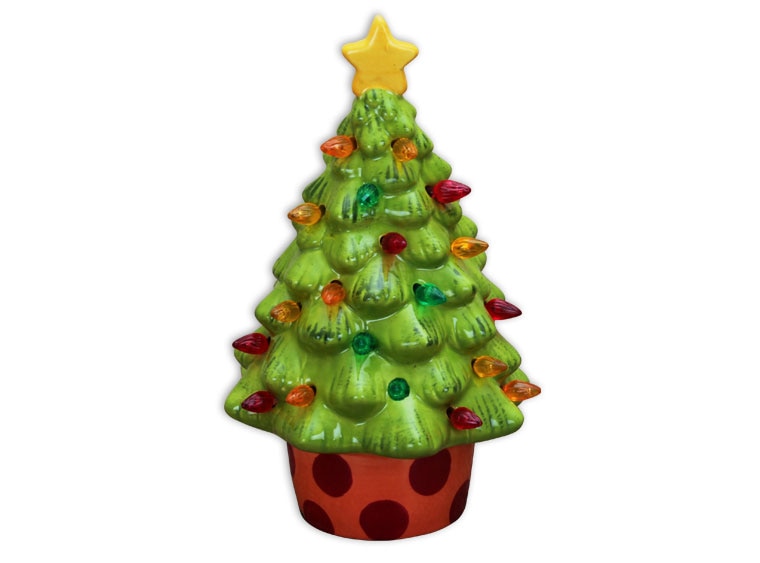 Bisque Small Lighted Christmas Tree (Case of 1)