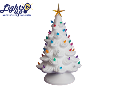 Bisque Lighted Christmas Tree (Case of 1)