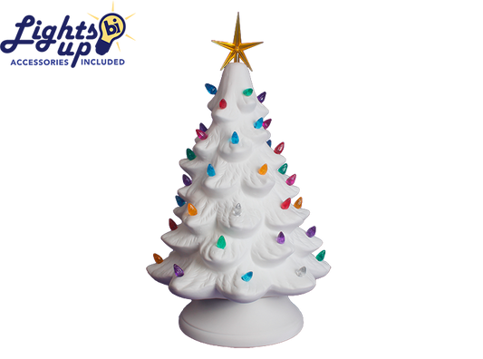 Bisque Lighted Christmas Tree (Case of 1)