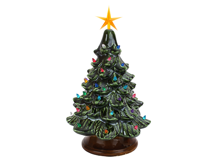 Bisque Lighted Christmas Tree (Case of 1)