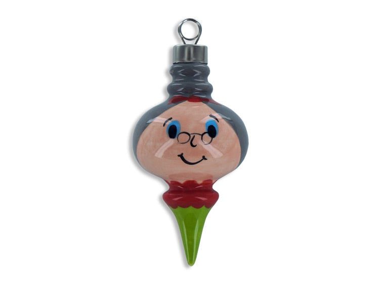 Bisque Small Retro Ornament (Case of 12)