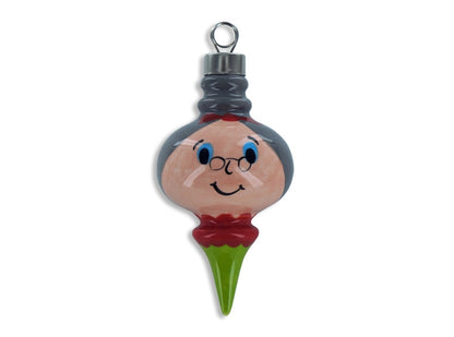 Bisque Small Retro Ornament (Case of 12)