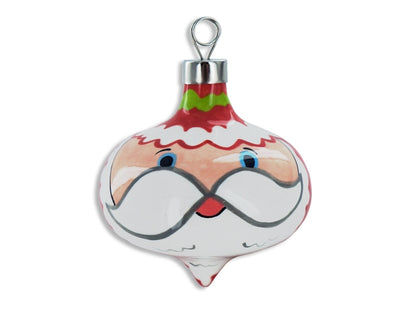 Bisque Curvy Retro Ornament (Case of 12)