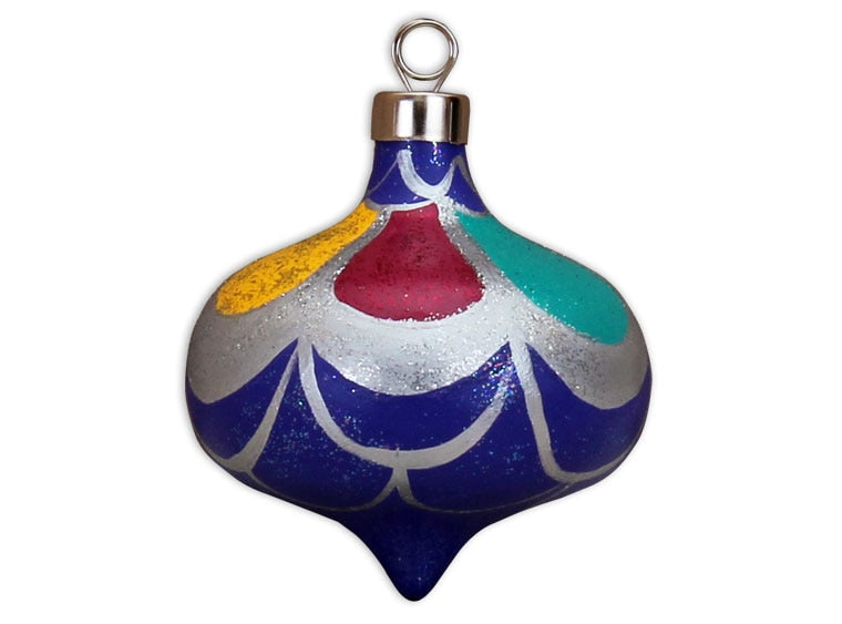 Bisque Curvy Retro Ornament (Case of 12)