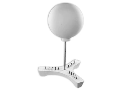 Bisque Curvy Retro Ornament (Case of 12)