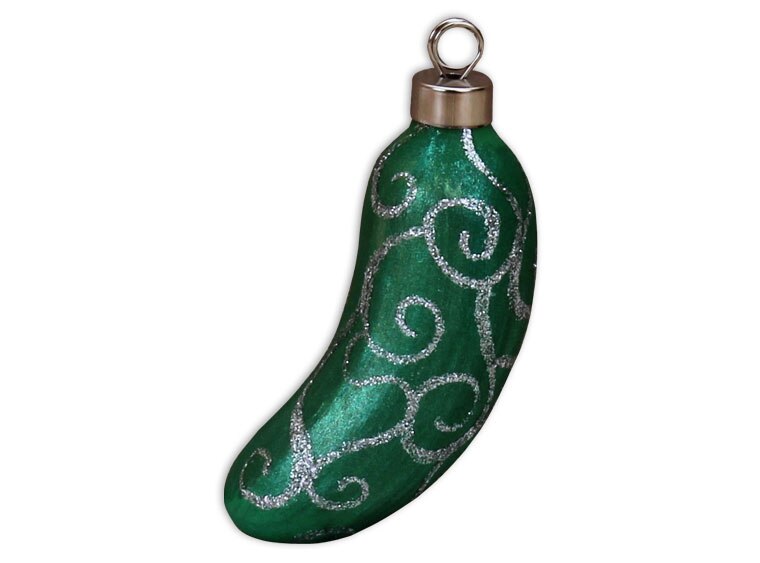 Bisque Pickle Ornament (Case of 12)