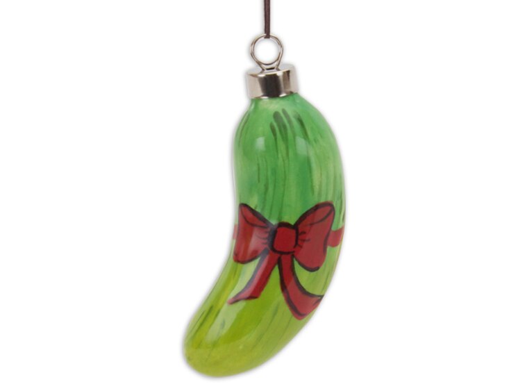 Bisque Pickle Ornament (Case of 12)