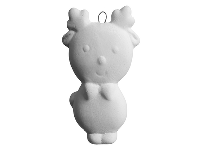 Bisque Jolly Rudolph Ornament (Case of 24)