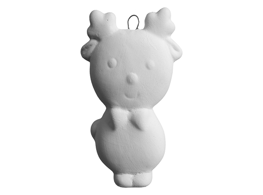 Bisque Jolly Rudolph Ornament (Case of 24)