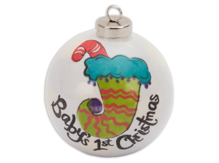 Bisque 3" Silver Cap Ball Ornament (Case of 12)