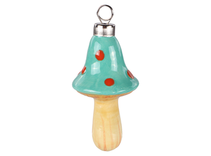 Bisque Tall Mushroom Ornament (Case of 12)