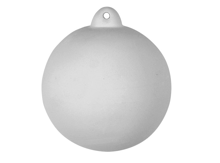 Bisque 3.5" Ball Ornament (Case of 10)