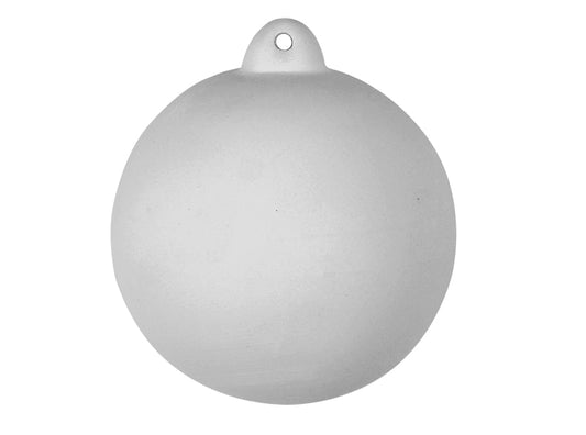 Bisque 3.5" Ball Ornament (Case of 10)
